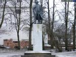 Lenindenkmal an der Handelsseite