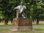 Lenindenkmal an der Trechgornij Wal